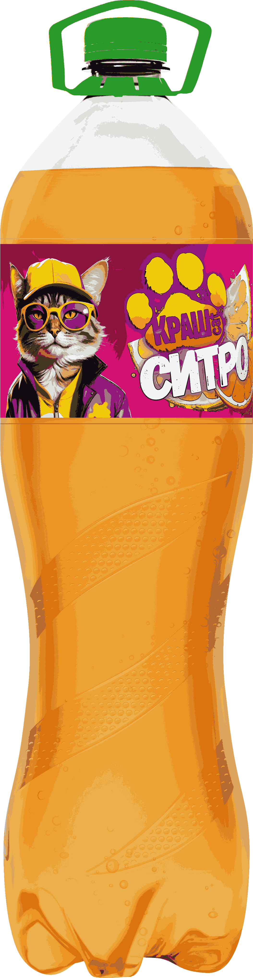 Вода солодка Краш cat 2л "Ситро"